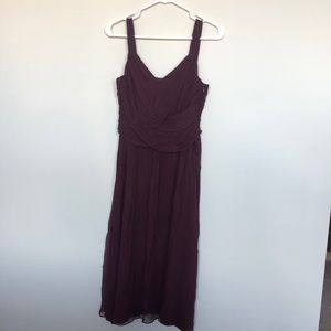 To The Max Plum Silk Cocktail Dress, 10